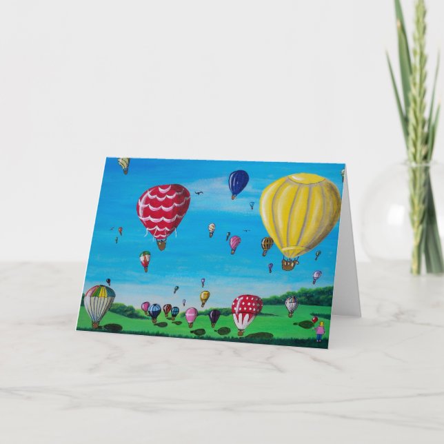 Carte Ballons à air chaud (Devant)