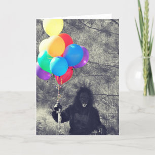 Carte ballons d'anniversaire