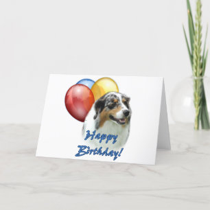 Carte Ballons d'anniversaire australiens