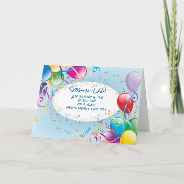 Carte Ballons d'anniversaire religieux célébré par le be (Devant)