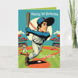 Carte Ballons De Baseball Joyeux Enfants Anniversaire Pe