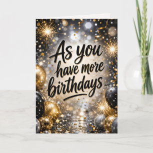 Carte Ballons de fête et étoiles de fête