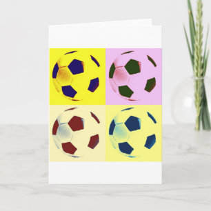 Carte Ballons de football d'art de bruit