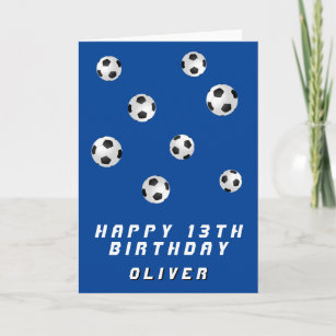 Cartes Football Garcons D Anniversaire Zazzle Fr