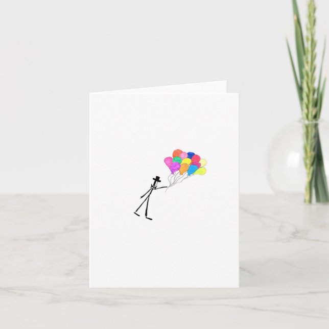 Carte Ballons Joyeux (Devant)