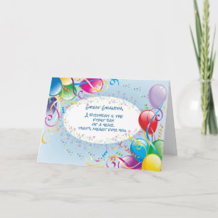 Carte Ballons pour l'anniversaire d'un arrière-grand-pèr