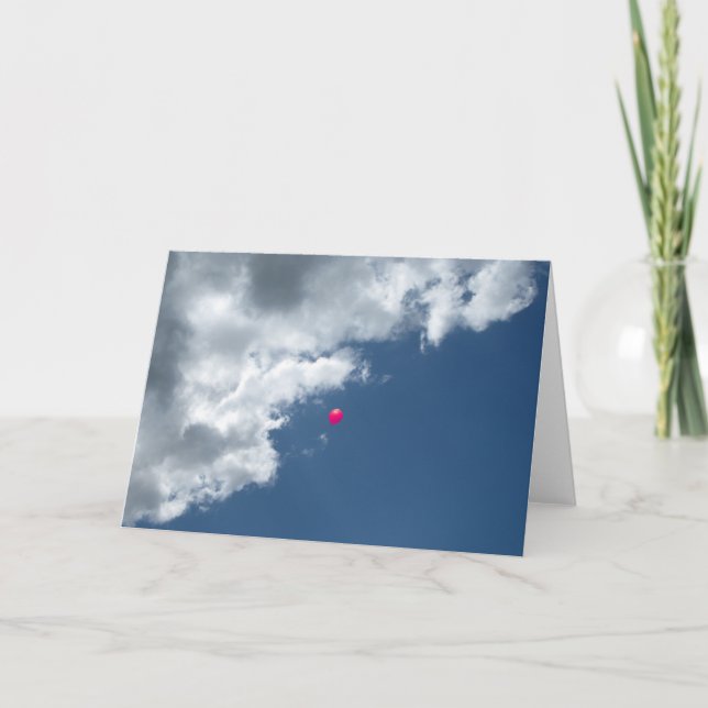 Carte Ballons rouges (Devant)