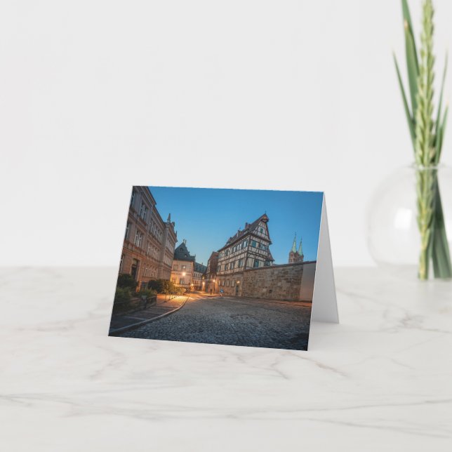 Carte Bamberg Allemagne (Devant)
