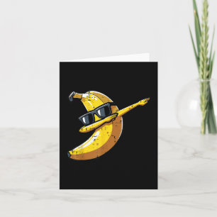 Carte Banana Dab Lunettes de soleil mignonette Fruit Dan