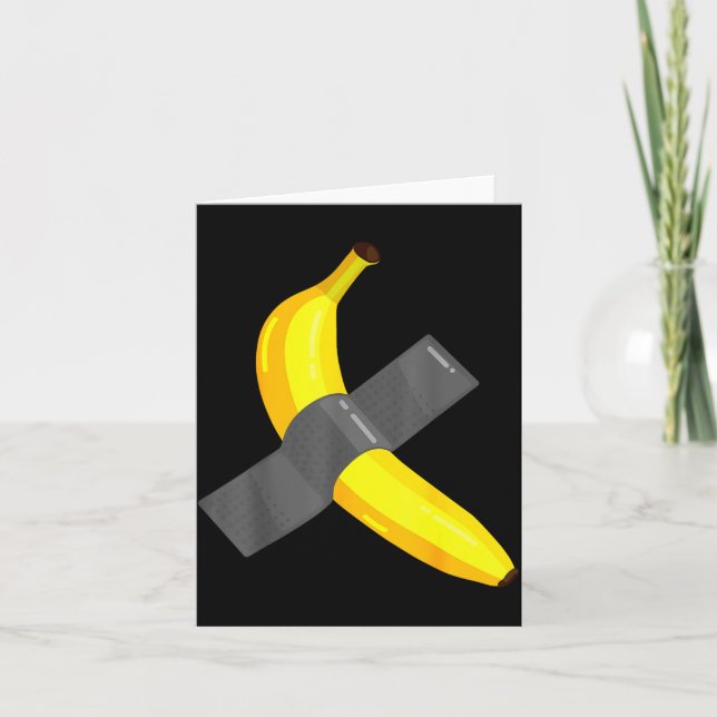 Carte Banana Duct Taped To Wall Art Christmas Pajama Nye (Devant)