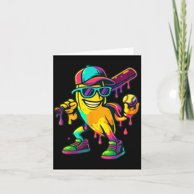 Carte Banana Shirt Funny Banana Drip Graphic Kids Boys G (Devant)