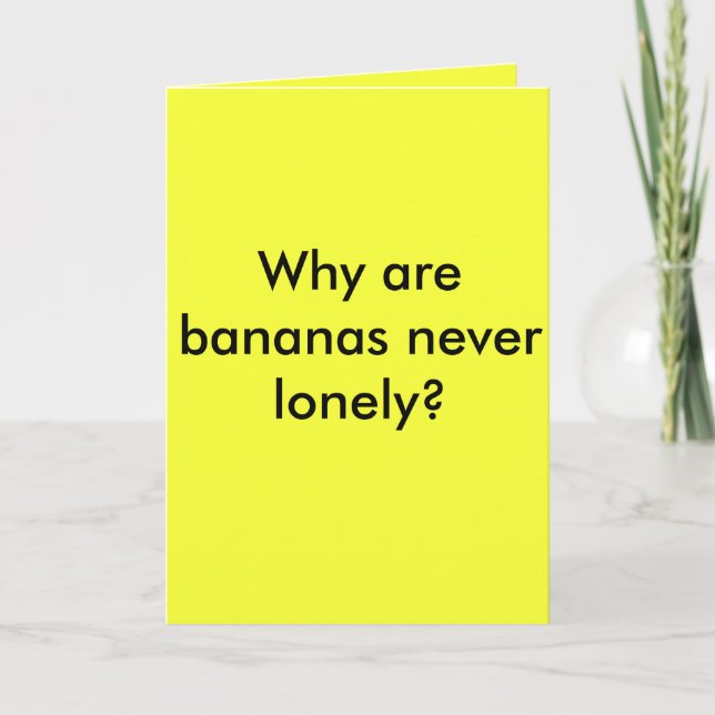 Carte Banana Trade Greeting Card Edition 1! (Devant)