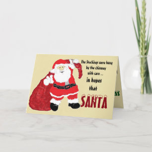 Carte bancaire Santa Claus