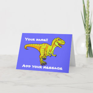 Carte Bande dessinée de T-Rex