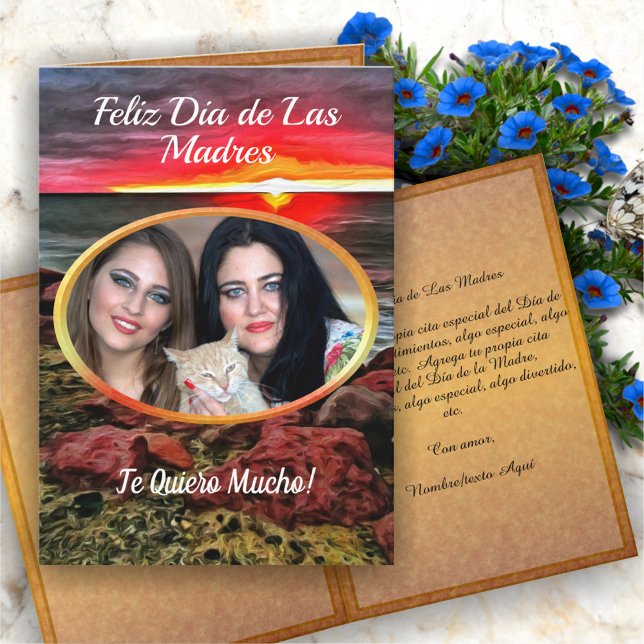 Carte Banderas Feliz Día de la Madres Atardecer 914 (Créateur téléchargé)