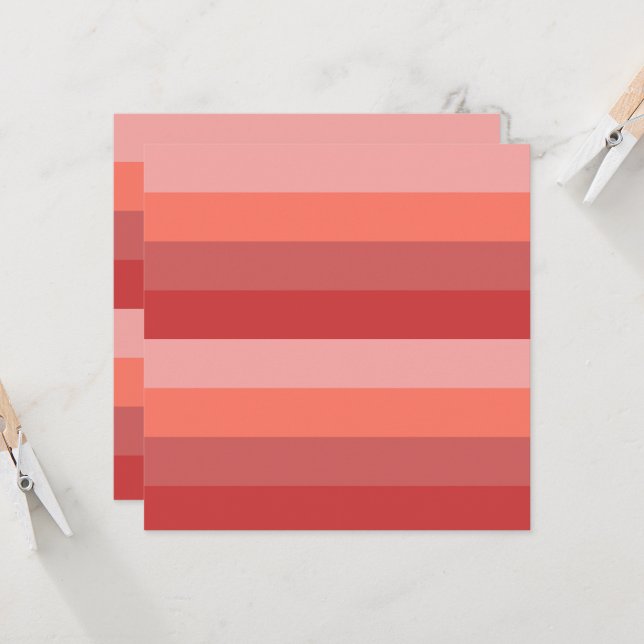 Carte Bandes roses de corail (Devant/Arrière en situation)