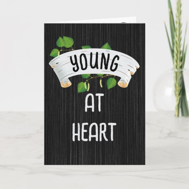 Carte Bannière de Birch et Humour d'anniversaire Ivy (Devant)