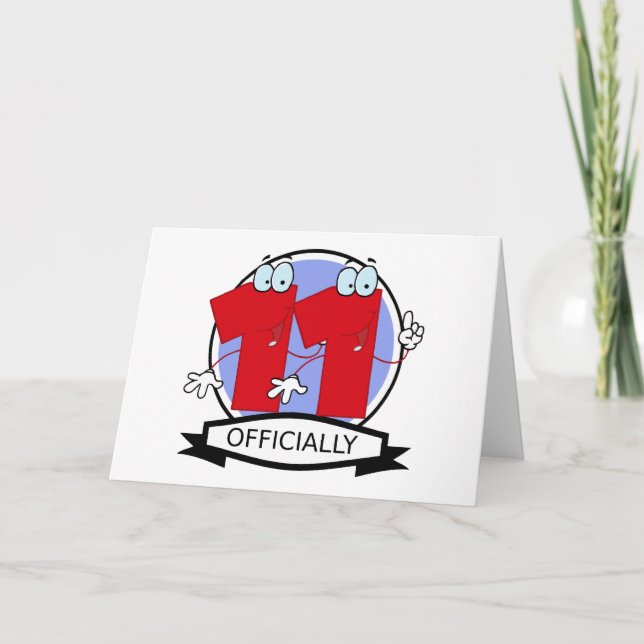 Carte Bannière officielle 11 Anniversaire (Devant)