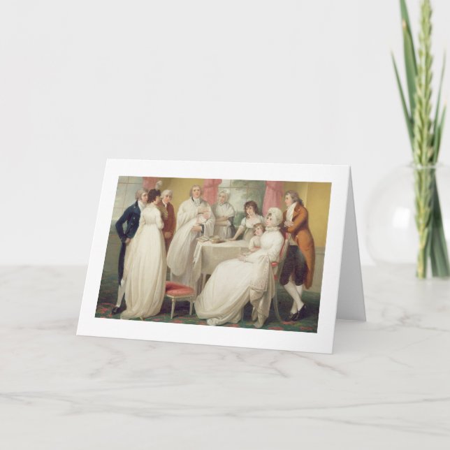 Carte Baptême de l'héritier, (huile sur la toile) Se (Devant)