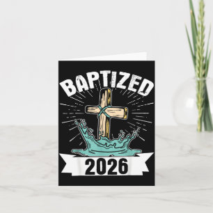 Carte Baptisé 2026 