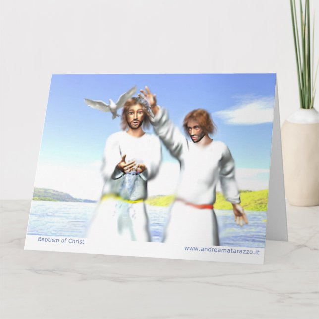 Carte Baptism of Christ (Devant)