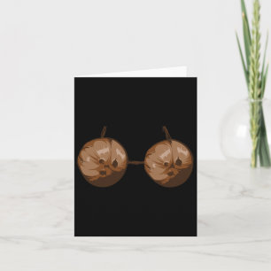 Carte Bar à noix de coco d'été Halloween Costume amusant
