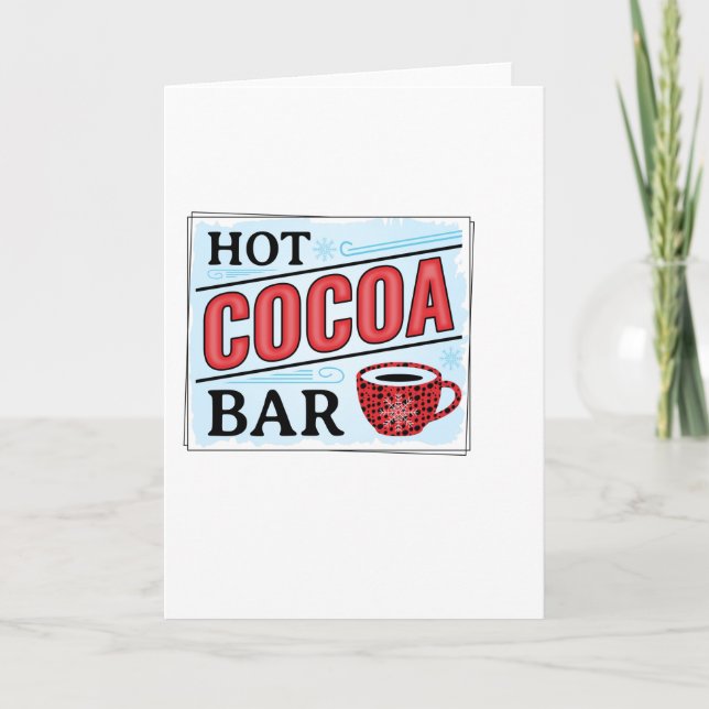 Carte Bar de Chocolat Chaud (Devant)