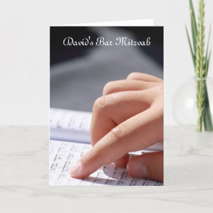 Carte Bar mitzvah