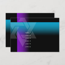 Bar Mitzvah violet et turquoise sur n'importe quel