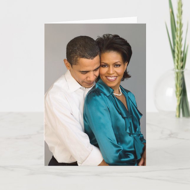 Carte Barack et Michelle (Devant)