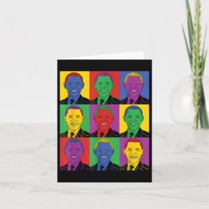 Carte Barack Obama Pop Art - Histoire Vintage Tee