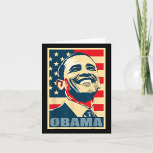 Carte Barack Obama Président 44 Drapeau Américain Bonne