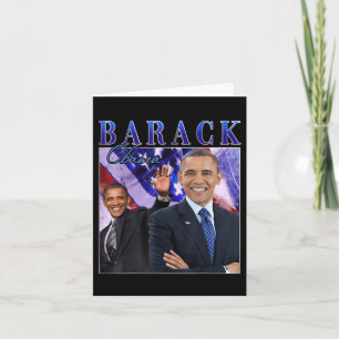 Carte Barack Obama Style Vintage rétro