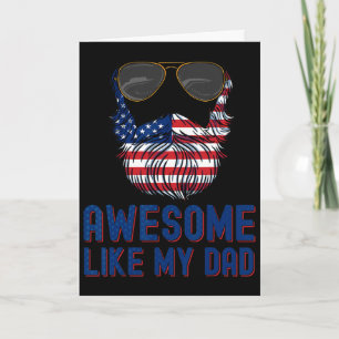 Carte Barbe De Papa Incroyable Comme Mon Papa 4 Juillet 