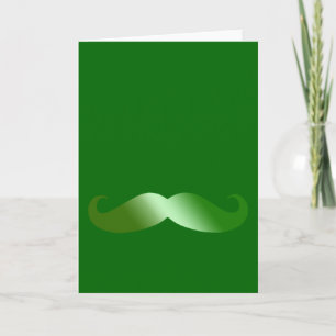 Carte Barbe verte irlandaise Moustache Irlandaise