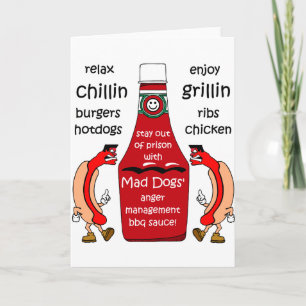 Carte Barbecue amusant