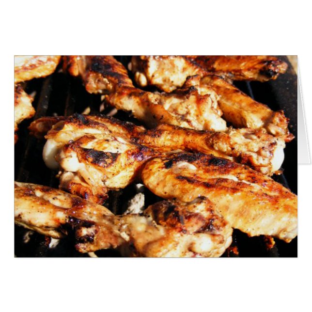 Carte Barbecue Poulet (Devant horizontal)