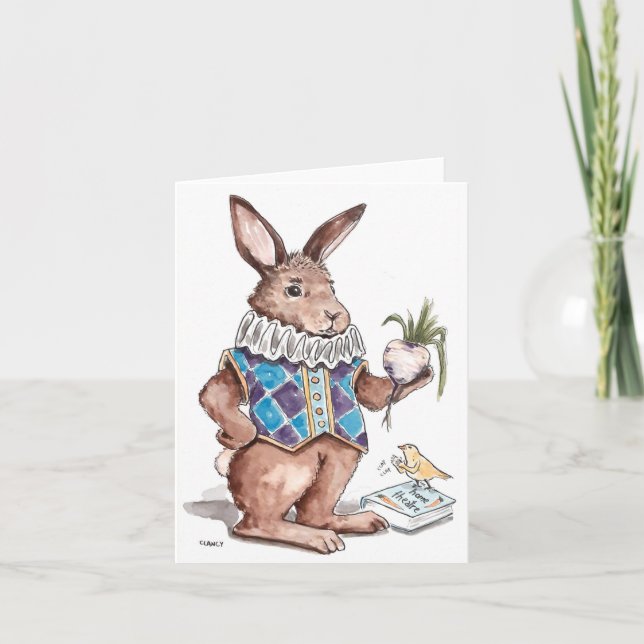 Carte Bard Bunny (Devant)