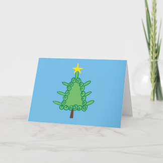 Carte Barelines Willy Christmas Tree Card