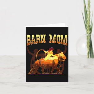 Carte Barn Maman I équestre Cheval Fan
