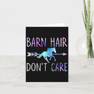 Carte Barne Cheveux Pas De Soins Amour Cheval Équitation