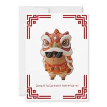 Barongsai Capybara Nouvel An Chinois