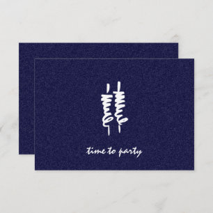 Carte Barre Mitzvah White Torah se lance sur n'importe q