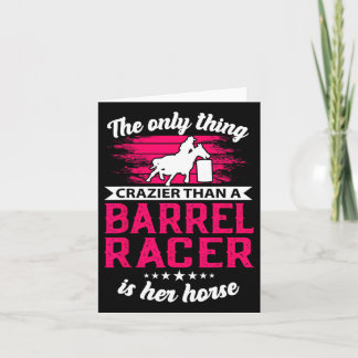 Carte Barrel Racing Roping Horseback équitation Rodéo