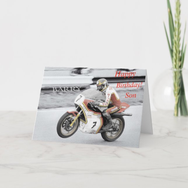 Carte Barry Sheene (Devant)