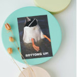 Carte Bas Dunking Duck Funny Anniversaire<br><div class="desc">Aidez à fêter un anniversaire dans le style et faites un bon rire au canard sur cette carte d'anniversaire. Sélectionnez le style de finition de votre carte.</div>