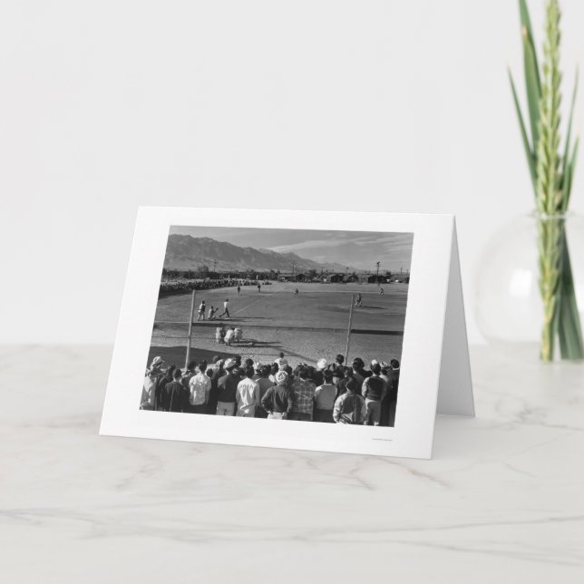 Carte Base-ball 1943 de Manzanar Ansel Adams (Devant)