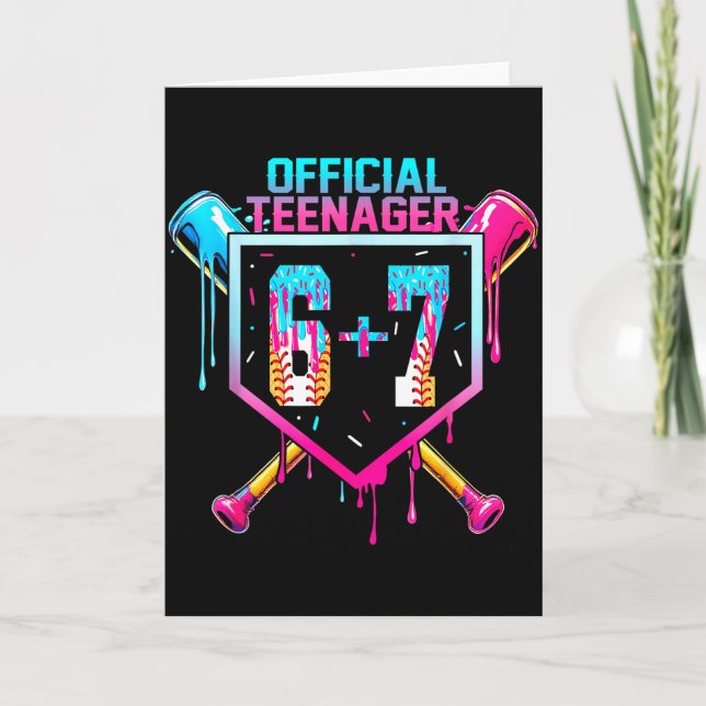 Carte Base #official pour les 13 ans d'un adolescent de  (Devant)