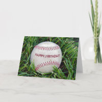Baseball Anniversaire Dans L'Herbe