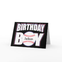 Baseball Anniversaire Garçon Personnalisé Joueur N
